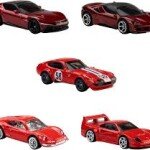 Hot Wheels 1:64 Basic 5 Pack Set 2026 Ferrari - set de 5 modelos