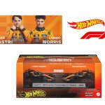 Hot Wheels 1:64 F1 2-Pack 2025 Racing Premium Team McLaren Oscar Piastri #81 / Lando Norris #4