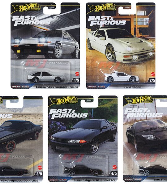 MODELOS Hot Wheels 1:64 Fast & Furious Premium 2024 AE86, R32, NSX  ETC - RAPIDO Y FURIOSO precios especiales cash