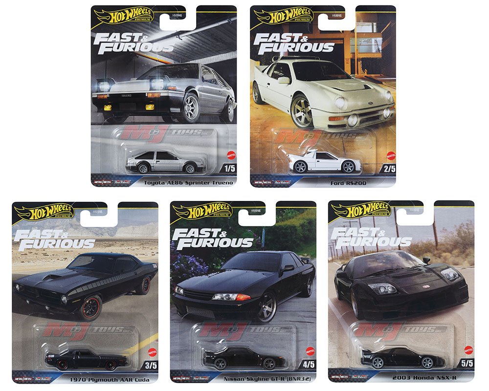 MODELOS Hot Wheels 1:64 Fast & Furious Premium 2024 AE86, R32, NSX  ETC - RAPIDO Y FURIOSO precios especiales cash