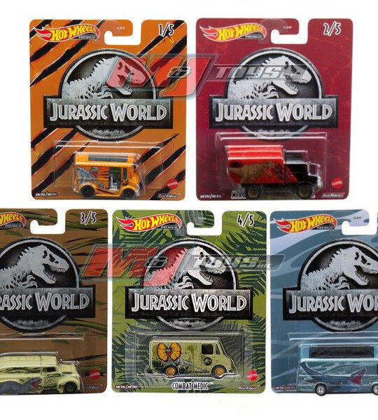 MODELOS ESCALA  1:64 Pop Culture 2022 Jurassic World (mundo jurasico)