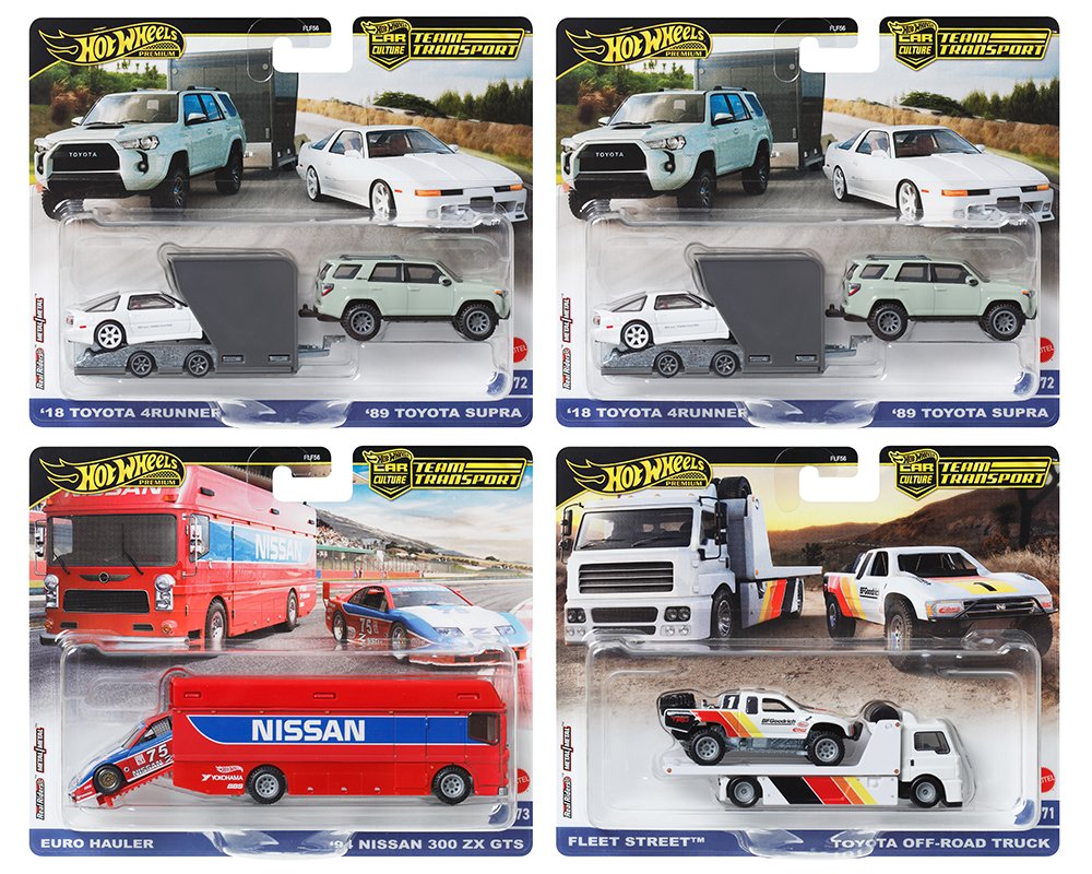 Hot Wheels 1:64 Team Transport 2024 D Case Assortment - $40 CASH C/U