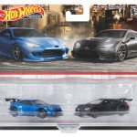 Hot Wheels 1:64 Car Culture 2-Pack Pandem Subaru BRZ & Lexus RCF GT3 - 2 cars PREMIUM EN BLISTER