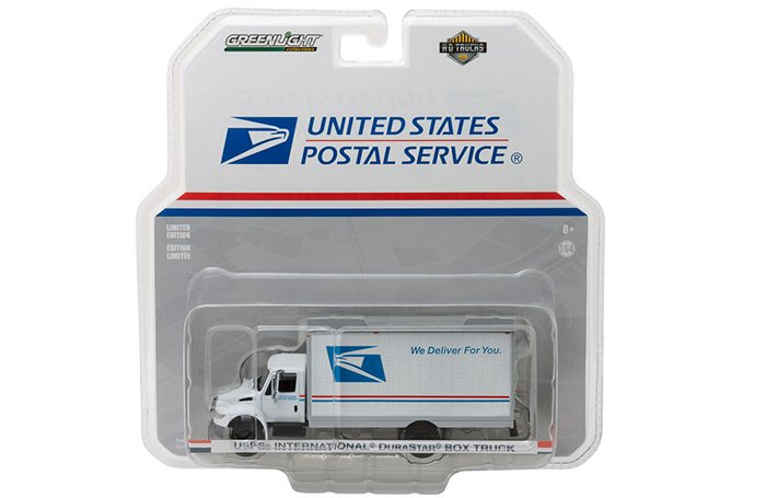 Greenlight 1:64 HD Trucks Series 9 – USPS International DuraStar Box Truck