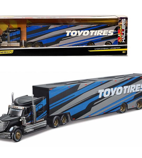 MODELO ESCALA 1:64 Design Custom Hauler International Lone Star Toyo Tires - TRAILER