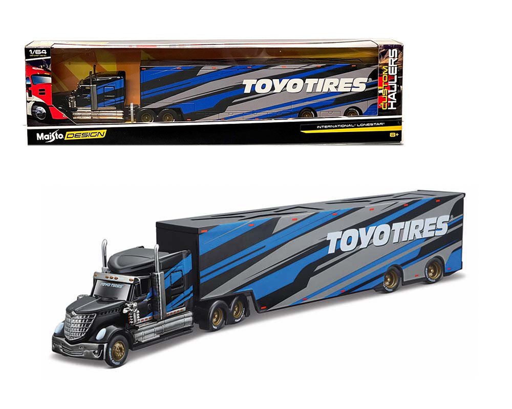 MODELO ESCALA 1:64 Design Custom Hauler International Lone Star Toyo Tires - TRAILER