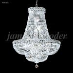 CANDELABRO CRISTAL SWAROVSKI James R. Moder Prestige Collection Crystal Chandelier in Silver - PLATA