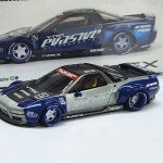 MODELO Kaido House x Mini GT 1:64 Honda NSX Evasive V2 – Blue