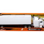 MODELO ESCALA 1/43 Long Hauler Trucker Kenworth W900 Solid White