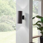 LUMINARIA EXTERIOR DECORATIVA RESIDENCIAL O COMERCIAL K9246AZ TIPO CILINDRO