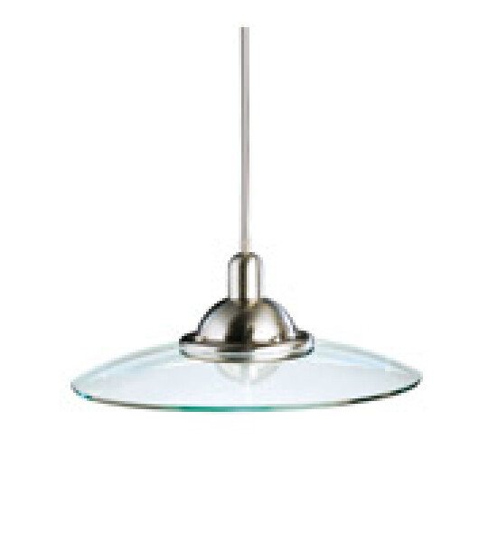 LUMINARIA DECORATIVA Kichler 2641BK Galaxie 1 Light 10 inch en negro