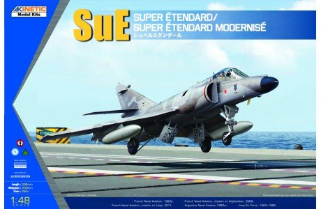MODELO PARA ARMAR A ESCALA 1/48 SUPER ETENDARD - KINETIC