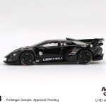 MINI GT ESCALA 1/64 LBWK Lamborghini LB-Silhouette WORKS MURCIELAGO GT Evo Black