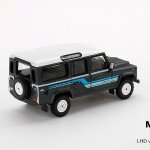 MODELO ESCALA 1/64 Land Rover Defender 110 1985 County Station Wagon Grey