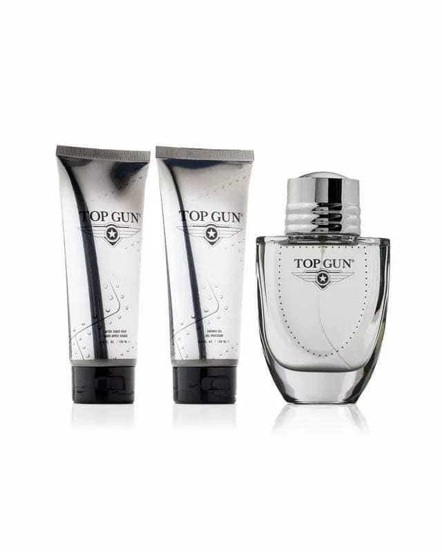 TOP GUN® RIVET EAU DE TOILETTE GIFT SET - LOCION / AFTER SHAVE Y GEL TOP GUN