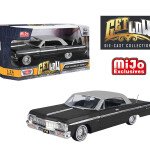 MODELO ESCALA 1:24 1964 Chevrolet Impala SS Hard Top Lowrider Black With Silver Top – Get Low – MiJo Exclusives