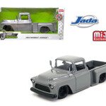 MODELO ESCALA 1:24 1955 Chevrolet Stepside Pickup Custom (Grey) – Just Trucks – MiJo Exclusives Limited Edition