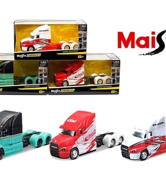 Maisto 1:64 Mack Anthem Set 3 Styles – Custom Rigs Design - CABEZAL $30 C/U