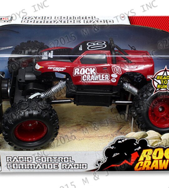 MODELO ESCALA Maisto Tech Radio Control Rock Crawler 4X4 Truck 12.5″ – Ready To Run