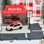 DIORAMA Matchbox 1:64 Action Drivers Assortment Bus Station With City Bus & Pizza Hut