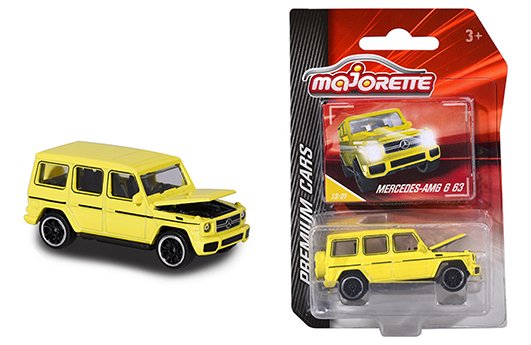 MODELO ESCALA Majorette 1:64 Premium Cars – Mercedes-AMG G 63 (Yellow)