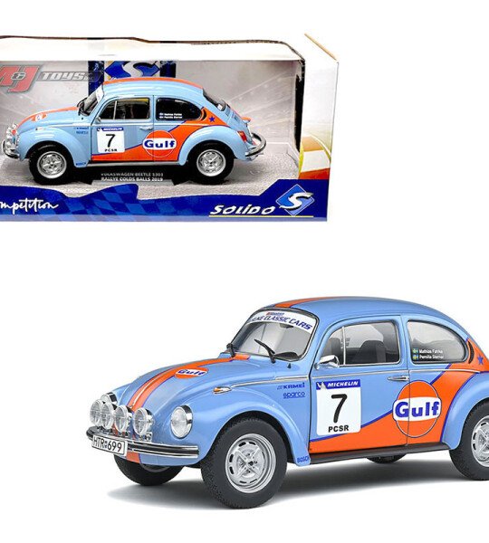 MODELO ESCALA 1/18 VOLKSWAGEN BEETLE 1303 – RALLYE COLDS BALLS – 2019 – #7 M.FAHLKE/ P.STERNER