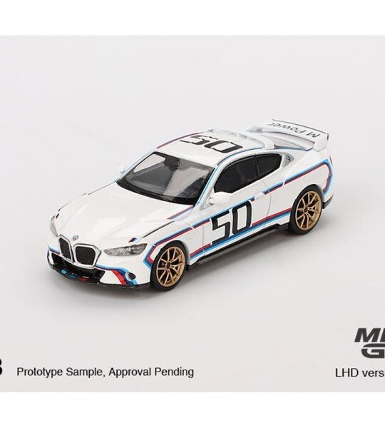 Mini GT 1:64 BMW 3.0 CSL – White