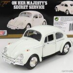 MODELO ESCALA 1/24 VOLKSWAGEN - BEETLE 1967 - 007 JAMES BOND - ON HER MAJESTY'S SECRET SERVICE