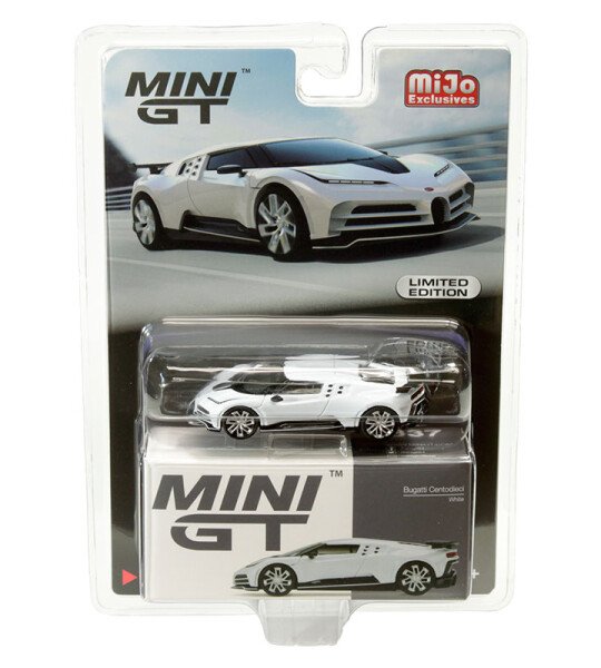 MODELO ESCALA 1:64 Bugatti Centodieci (White) – MiJo Exclusives limited edition