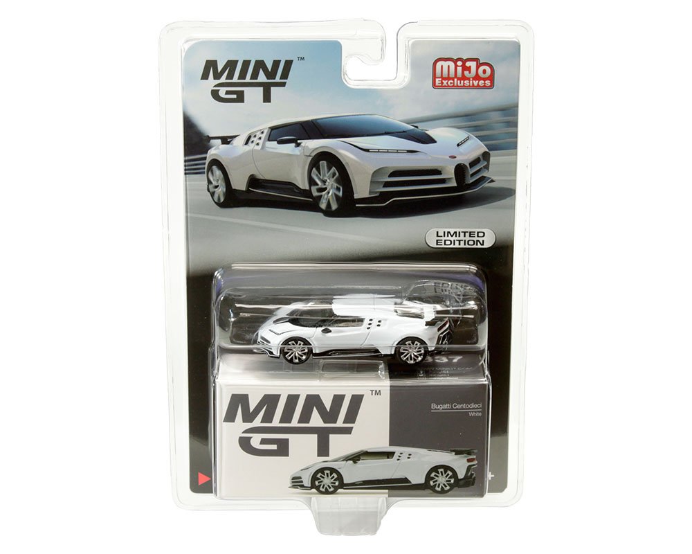 MODELO ESCALA 1:64 Bugatti Centodieci (White) – MiJo Exclusives limited edition