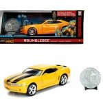 MODELO ESCALA Jada 1:24 W/B Hollywood Rides Transformers Bumblebee 2006 Chevrolet Camaro Concept with Collectible Coin