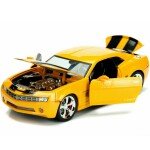 MODELO ESCALA Jada 1:24 W/B Hollywood Rides Transformers Bumblebee 2006 Chevrolet Camaro Concept with Collectible Coin