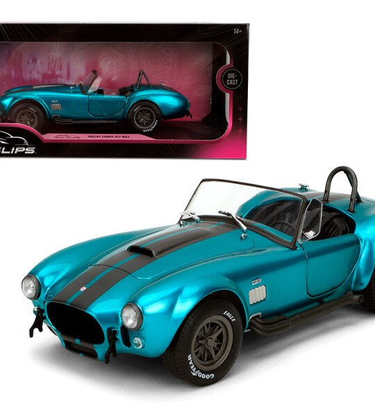 Jada 1:18 Shelby Cobra 427 MKII – Teal – Pink Slips