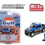 MODELO ESCALA 1:64 2021 Jeep Gladiator GULF With Driver