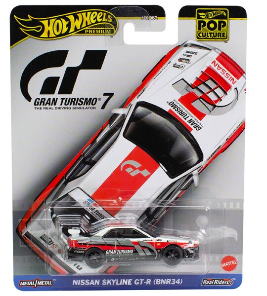 Hot Wheels 1:64 Pop Culture C Case 2024 – Nissan Skyline GTR (BNR34) Gran Turismo 7