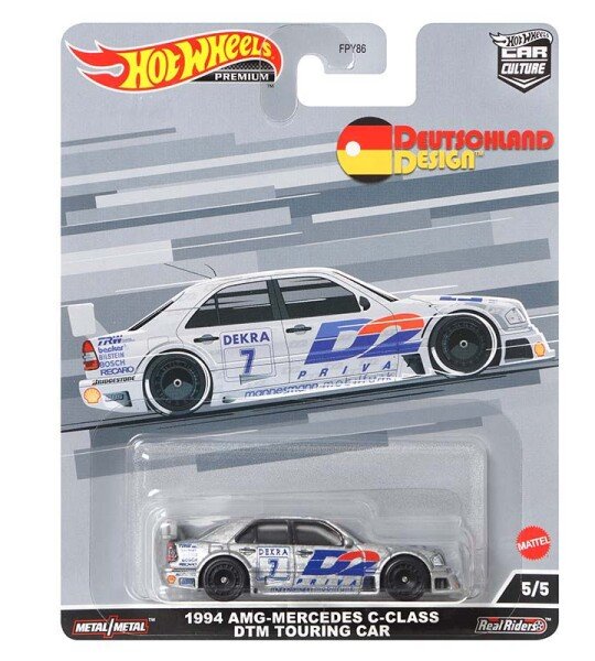 MODELO Hot Wheels 1:64 1994 Mercedes Benz C Class DTM Touring Car #7 DEUTSCHLAND PRECIOS ESPECIALES