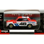 MODELO ESCALA 1:43 BRE Datsun 510 #46 (Two-Tone Red/White) – Race