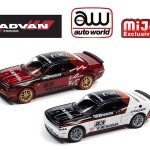 MODELO ESCALA 1:64 2019 Dodge Challenger SRT Hellcat (White) Advan Yokohama – MiJo Exclusives