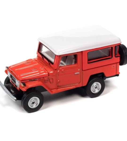 MODELO Johnny Lightning 1:64 Godzilla 1980 Toyota Land Cruiser – Red – Pop Culture 2023 Release 2 -FJ40