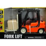MODELO ESCALA 1/14 New Ray Fork Lift & Accessories – Orange - MONTACARGA