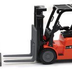 MODELO ESCALA 1/14 New Ray Fork Lift & Accessories – Orange - MONTACARGA