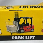 MODELO ESCALA 1/14 New Ray Fork Lift & Accessories – Orange - MONTACARGA