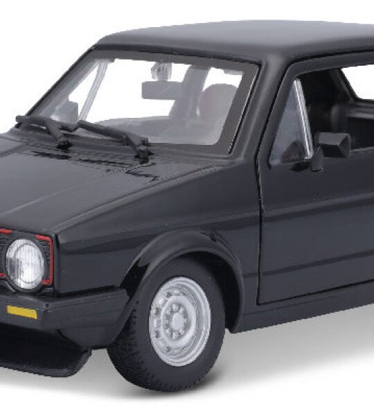MODELO ESCALA 1/24 BBURAGO ITALIA - 1979 Volkswagen Golf Mk1 GTI in Black