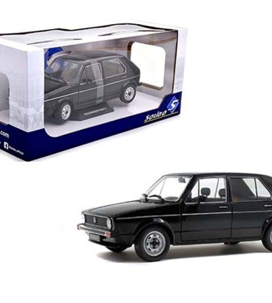 MODELO ESCALA 1/18 VOLKSWAGEN GOLF L – BLACK – 1983