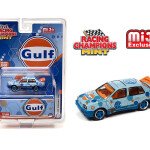 MODELO ESCALA 1:64 1995 Volkswagen Jetta Gulf Racing – Mijo Exclusives – Limited 3,600 Pieces.