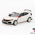 MODELO ESCALA 1/64 Honda Civic Type R (FK8) Championship White Modulo Edition