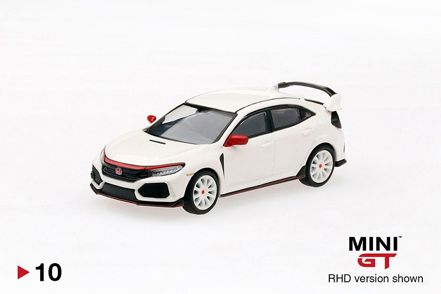 MODELO ESCALA 1/64 Honda Civic Type R (FK8) Championship White Modulo Edition