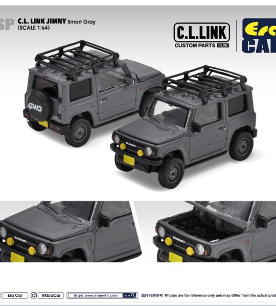 ERA Car 1:64 C.L. Link Jimny – Smart Gray SUZUKI