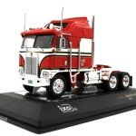 IXO Models 1:64 1976 Kenworth K100 Aerodyne Semi Truck – Red - CABEZAL