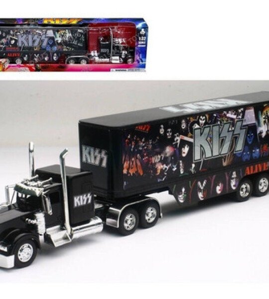 MODELO ESCALA 1:32 Kenworth W900 Kiss Rock Band – Long Haul Truckers TRAILER